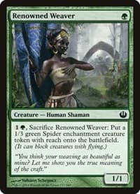 Renowned Weaver - Journey Into Nyx - Magic: The Gathering card