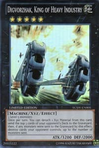 Digvorzhak, King of Heavy Industry - Yu-Gi-Oh! Championship Series Prize Cards - YuGiOh card