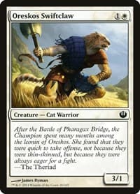 Oreskos Swiftclaw - Journey Into Nyx - Magic: The Gathering card