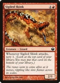 Sigiled Skink - Journey Into Nyx - Magic: The Gathering card