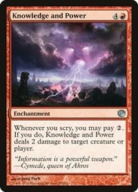Knowledge and Power - Journey Into Nyx - Magic: The Gathering card