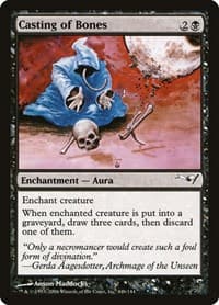 Casting of Bones - Coldsnap Theme Deck Reprints - Magic: The Gathering card