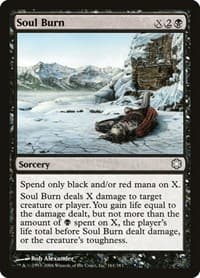 Soul Burn - Coldsnap Theme Deck Reprints - Magic: The Gathering card