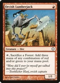 Orcish Lumberjack - Coldsnap Theme Deck Reprints - Magic: The Gathering card