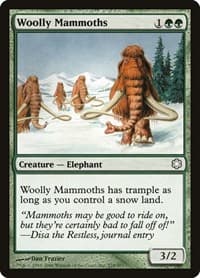 Woolly Mammoths - Coldsnap Theme Deck Reprints - Magic: The Gathering card