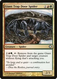 Giant Trap Door Spider - Coldsnap Theme Deck Reprints - Magic: The Gathering card