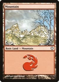 Mountain (379) - Coldsnap Theme Deck Reprints - Magic: The Gathering card