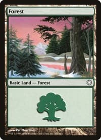 Forest (383) - Coldsnap Theme Deck Reprints - Magic: The Gathering card