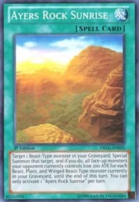 Ayers Rock Sunrise - Dragons of Legend - YuGiOh card