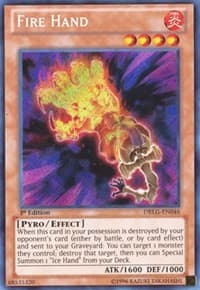 Fire Hand - Dragons of Legend - YuGiOh card