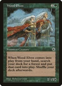 Wood Elves - Portal - Magic: The Gathering card