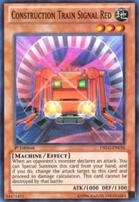 Construction Train Signal Red - Dragons of Legend - YuGiOh card
