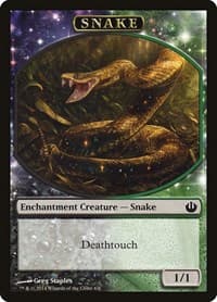 Snake Token - Journey Into Nyx - Magic: The Gathering card
