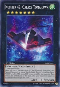 Number 42: Galaxy Tomahawk - Primal Origin - YuGiOh card