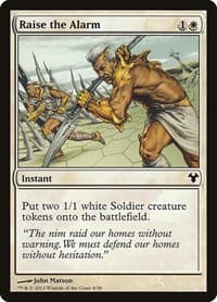 Raise the Alarm - Magic Modern Event Deck - Magic: The Gathering card