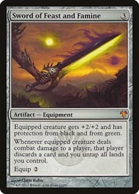 Sword of Feast and Famine - Magic Modern Event Deck - Magic: The Gathering card