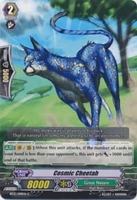 Cosmic Cheetah - BT13: Catastrophic Outbreak - Cardfight Vanguard card