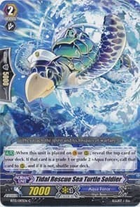 Tidal Rescue Sea Turtle Soldier - BT13: Catastrophic Outbreak - Cardfight Vanguard card