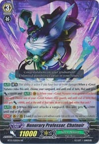 Honorary Professor, Chatnoir - BT13: Catastrophic Outbreak - Cardfight Vanguard card