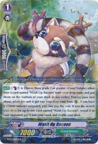 Wash Up Racoon - BT13: Catastrophic Outbreak - Cardfight Vanguard card