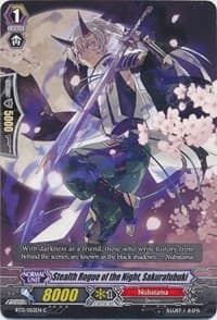 Stealth Rogue of the Night, Sakurafubuki - BT13: Catastrophic Outbreak - Cardfight Vanguard card