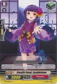 Stealth Fiend, Zashikihime - BT13: Catastrophic Outbreak - Cardfight Vanguard card
