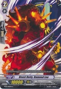 Beast Deity, Damned Leo - BT13: Catastrophic Outbreak - Cardfight Vanguard card