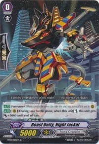 Beast Deity, Night Jackal - BT13: Catastrophic Outbreak - Cardfight Vanguard card