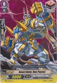 Beast Deity, Van Paurus - BT13: Catastrophic Outbreak - Cardfight Vanguard card