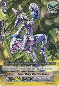 Beast Deity, Rescue Bunny - BT13: Catastrophic Outbreak - Cardfight Vanguard card