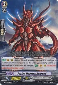 Fusion Monster, Bugreed - BT13: Catastrophic Outbreak - Cardfight Vanguard card