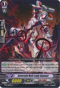 Asteroid Belt Lady Gunner - BT13: Catastrophic Outbreak - Cardfight Vanguard card