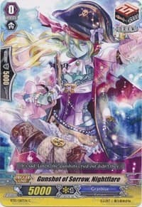 Gunshot of Sorrow, Nightflare - BT13: Catastrophic Outbreak - Cardfight Vanguard card