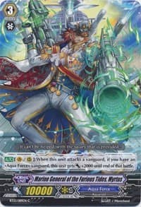 Marine General of the Furious Tides, Myrtus - BT13: Catastrophic Outbreak - Cardfight Vanguard card