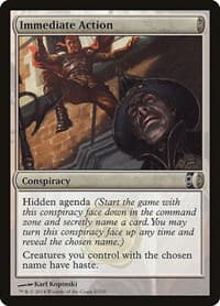 Immediate Action - Conspiracy - Magic: The Gathering card