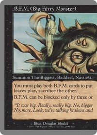 B.F.M. (Big Furry Monster) (28) - Unglued - Magic: The Gathering card