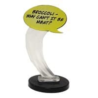 Broccoli! Why Can't it Be Meat? (word bubble) - Deadpool - Heroclix card