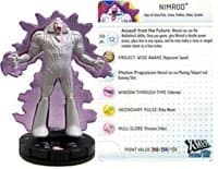 Nimrod - X-Men Days of Future Past - Heroclix card