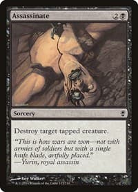 Assassinate - Conspiracy - Magic: The Gathering card