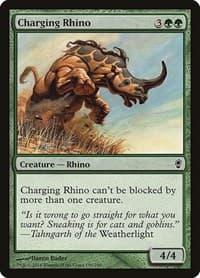 Charging Rhino - Conspiracy - Magic: The Gathering card
