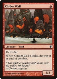 Cinder Wall - Conspiracy - Magic: The Gathering card