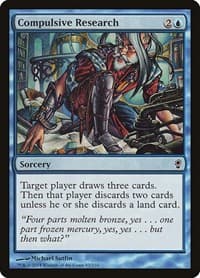 Compulsive Research - Conspiracy - Magic: The Gathering card