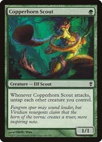 Copperhorn Scout - Conspiracy - Magic: The Gathering card