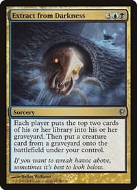 Extract from Darkness - Conspiracy - Magic: The Gathering card