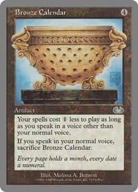 Bronze Calendar - Unglued - Magic: The Gathering card