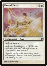 Vow of Duty - Conspiracy - Magic: The Gathering card
