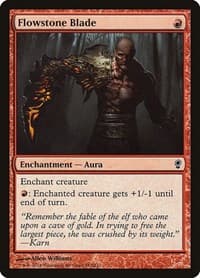 Flowstone Blade - Conspiracy - Magic: The Gathering card