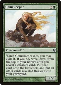 Gamekeeper - Conspiracy - Magic: The Gathering card