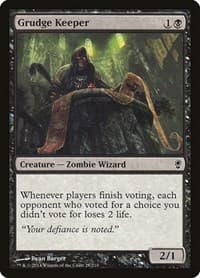 Grudge Keeper - Conspiracy - Magic: The Gathering card