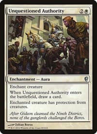 Unquestioned Authority - Conspiracy - Magic: The Gathering card